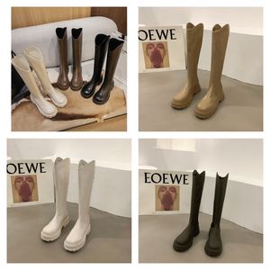 Women Designer Boots Silhouette Ongle Boot Martin Booties تمتد عالية الكعب أحذية رياضية شتوية أحذية نسائية تشيلسي ركوب الدراجات النارية امرأة مارتن 35-40