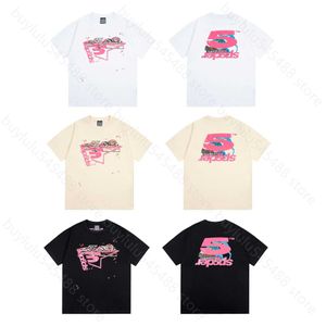 Rvfp Spider Web Men's T-shirt Designer Sp5der Women's t Shirts Fashion 55555 Short Sleeves Digital Printed Pure Cotton High-quality Double Yarn