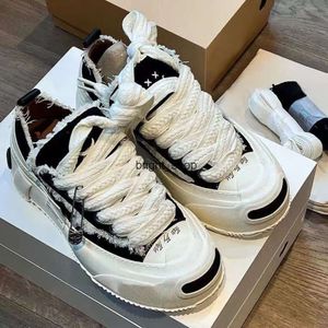 Top Quality Luxury Wu xVESSEL G.O.P.Lows Vulcanized Shoes Mens Open Smile Casual Shoe Women Thick Sole Canvas Shoes