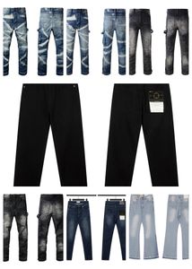 Designer-Herren-Jeans, dünn, modische Herren-Jeans für Herren, Damen-Hosen, lila, Marke, Schwarz, Grau, Jeans, Loch, neuer Stil, Stickerei, Selbstkultivierung, kleine Füße02