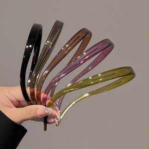 Nuovi occhiali da sole alla moda Forma della cornice Fasce per capelli in acrilico per le donne Fascia dentata Cerchio per capelli antiscivolo Accessori per capelli moda 240119