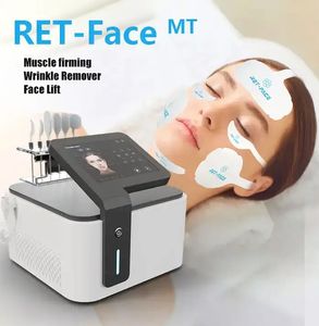 6 Handles Full Face Massager Magnetic Pulse RF Heating Peface Face Skin Tightening Ems Facial Muscle Stimulation Microcurrent Increase Collagen Machine