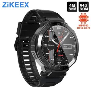 Watches ZiKEEX ZT35 GT Smartwatch GPS 4GB 64GB MT6762 Octacore Processor 1200 mAh Sports Blood Pressure Blood Oxygen Men Smart watch