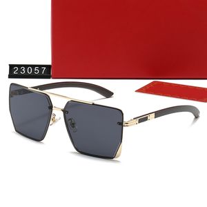 Carier Glasses Man Fashion Vintage Square Sunglasses Men Outdoor Eyewear Designer Mens Sunglasses أفضل نظارات نظارات مع مربع هدايا