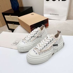 最高品質の高級Xvessel G.O.P.LowsスニーカーBeggarカジュアルラバーシューズボーセル女性スライドデザイナー不規則な誇張ドレスシューズデコレーションストラップトレーナー