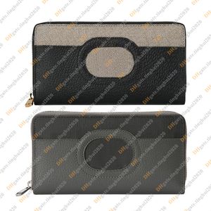 Unisex moda swobodna projektant luksusowy zippy portfel moneta torebka kluczowa lusterka karty kredytowej najwyższa jakość lustra 701423 Biznes