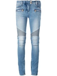 Dress High Street Najnowszy 2023 Projektant mody Pants Women Elastyczny jeansowy motocyklowy motocykl dżinsy