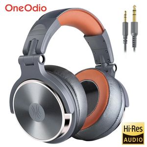 Hörlurar Oneodio Foldbar Overear Wired hörlurar för telefon Dator PC Professional Studio Pro 30 50 Monitor DJ Headset Gaming Earphone