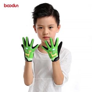 Age 4-10 Kids Cycling Gloves Full Finger Breathable Riding Bike Bicycle Gloves Children Outdoor Sports Gloves for Boys Girls 240118