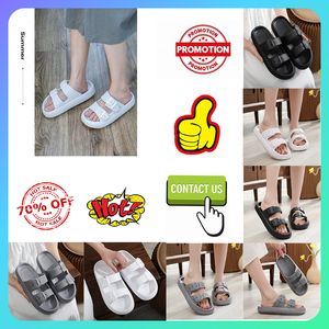 Designer Casual Platform Slides tofflor Män Kvinna Lätt Vikt slitstarka anti andningsbara läder sulor Sandaler Flat Summer Beach Slipper Storlek 36-45