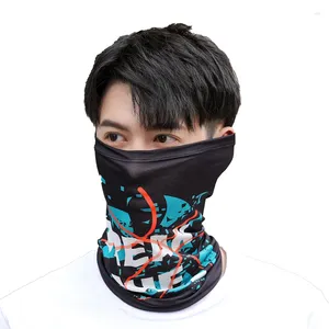 Bandanas Silk Mask Men Summer Neck Protection Bandana Outdoor Sun Face Women's Cover Handduk