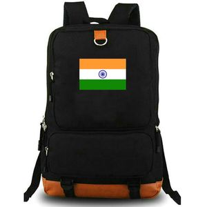 Indiens ryggsäck Ind Country Flag Daypack New Delhi School Bag National Banner Print Rucksack Leisure Schoolbag Laptop Day Pack