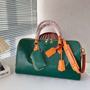 Wochenend-Reisetasche, Urlaubs-Luxus-Einkaufstasche, Designer-Outdoor-Rucksäcke, Unisex-Gepäcktasche, großes Fassungsvermögen, echtes Leder, Reisehandtaschen, Damen und Herren, Reißverschluss-Münzengeldbörse