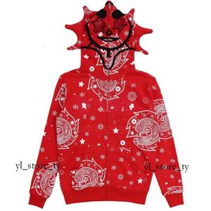 Erkek Beyaz Tilki Hoodie Y2K Rahat Retro Erkekler Zip Up Hoodrichs Lüks Moda Erkekler Hoodrich Baskı Tasarımcı Hoodies Ceket Sweatshirts Alfric Eden 644