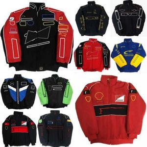 F1 Formula One Racing Jacket Autumn/Winter Vintage American Style Jacket Motorcycle Cycling Suit Motorcycle Suit Baseball Suit Outdoor Windproof Racin GS