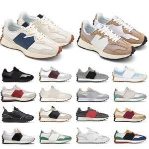 327 Trainer Mens Womens Buty 327 Czarno -białe zielone beżowe lewodne lampart z czerwonej granatowej skóry street Woman Tennis Dhgates Run But