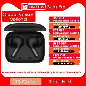 Auricolari OnePlus Buds Pro TWS Auricolare Cancellazione adattiva del rumore LHDC 38 ore Batteria IP55 Resistenza all'acqua per Oneplus 9 Pro 9R