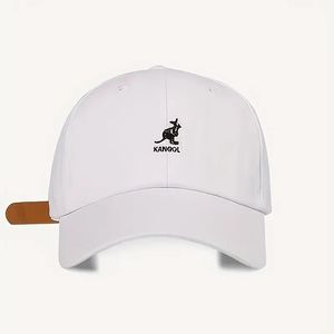 Kangol kangaroo embroidered baseball cap women's casual fashion peaked cap outdoor sun protection hat