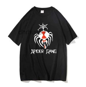 Rapper Hip Hop Lil Darkie Spider Gang t Shirt Donna Uomo Estate Manica corta Divertente Tshirt Graphic Tees6072968 C2EC