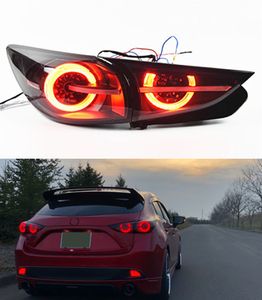 Lampa tylna dla Mazda 3 Axela LED Sygnał Turght Tailgight 2013-2019 Tylne działanie hamulca mgła lekkie akcesoria samochodowe