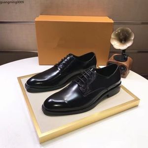 Men Dress Shoes Fashion Groom Wedding Genuine Leather Brand Designer Oxfords 2024 Men Formal Business Flats Size 38-45 kjltre90002