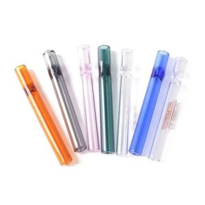 Egosmoker ColroFul Glass Pipe 4Inch One Hitter Pipes Steamroller Filter