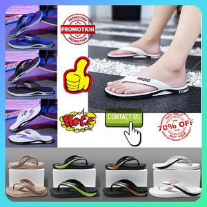 Free shipping Designer Casual Platform Slides Slippers Men Woman anti slip wear-resistant Light breathable super soft soles flip flop Flat Beach sandals