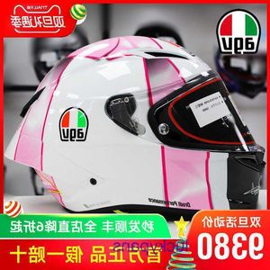 이탈리아 AGV Pista GPRR Misano 2024 Bowtie 오토바이 헬멧 탄소 섬유 전체 7Z0M