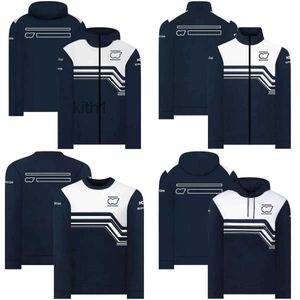 Odzież F1 Drużyna z kapturem Formula 1 Kierowca Racing Zip Up Hood Hoodie Autumn Winter Racing Bluza z kapturem kurtka dla mężczyzn ciepłe wiatrakowe kurtki RMGZ