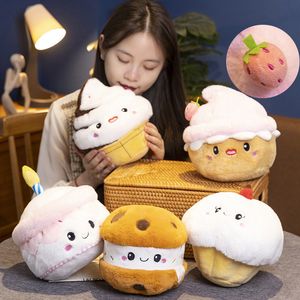 Cute Plush Pillow Cake Doll Toy Cartoon Dessert Shop Decoration Doll Home Decor Plushie Kids Gifts Stuffed Cake Plushies Party Favor