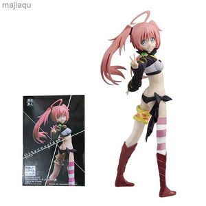 Action Toy Figures Anime Figure Milim Nava That Time I Got Reincarnated As a Slime PVC 16CM Cute Forked Hands Action Figure Model Kid Toys Gift