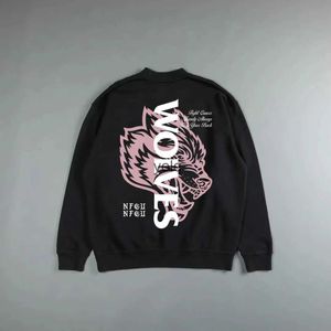 Herrtröjor tröjor hon höst vinter fleece par män kvinnor kläder vintage o nacke hoodie streetwear lös bomull pullover unisex topsyolq