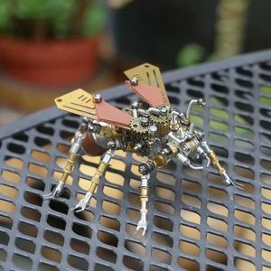 Craft Tools Insect Dragonfly Flying Ant 3D Metal Puzzle Stängt Mekaniska barns utbildningsblock Education Toys Creative G YQ240119