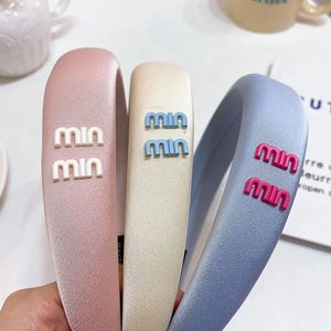 2023 Korea New Macaroon Color Sponge Hair Band Ladies Shampoo Pannband Girls Hair Tools Party Head Dress Gift 240119