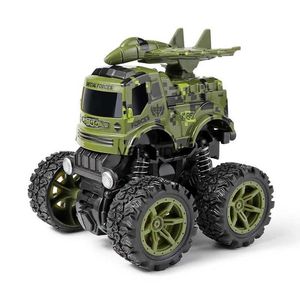 Model Building Kits Toys Car Four-Wheel Drive Off-Road fordon Stunt Dump Cars Inertia Car Boy Toy Military Fire Truck Pull Back LDREN MODEL CARVAIDURYB