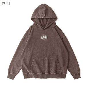 Men's Hoodies Sweatshirts Classic Small Washed Autunm With Pockets Hip Hop Streetwear Women Hooded Couple Topsyolq