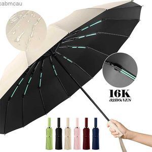 Umbrellas Ultra Strong Windproof 32 Bone Automatic Umbrella for Men Double Bone Sunny and Rainy Sunshade Waterproof UV Sunproof Umbrellas