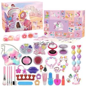 ساعات الأطفال عيد الميلاد تقويم Advent 2023 Kids Girls Advent Advent Salendar Jewelry Makeup Makeup Kit Christmas Countdown Fox for GirlsVaiduryb