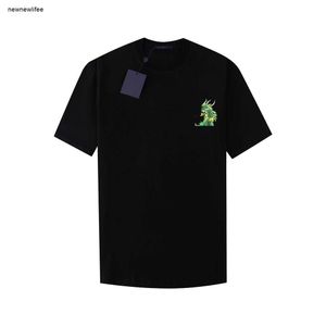 Designer de camiseta masculina roupas de marca para homens verão tops moda logotipo impressão em torno do pescoço homem camisa 19 de janeiro