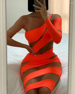 Work Dresses STYLISH LADY Hollow Out 2 Piece Set Women One Shoulder Bodysuits And Mini Skirts Suits 2024 Summer Sexy Club Party Outfits