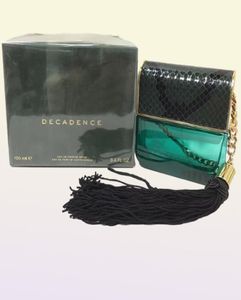 Kadın Parfüm Decadence Çiçek Kokusu Lady 100ml EAU DE Parfum EDP Sprey Tasarımcı Marka Kolon Çanta Parfumlar Şişeler Hediyeler LO8540210