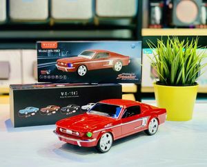 Hoparlörler Eonko Classic Ford Mustang GT Araba Şeklinde Bluetooth Hoparlör WS1967 TF USB FM Handfree TWS LED Işık 8GB Micro SD içerir