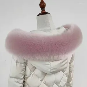 Lenços femininos gola de pele falsa acessório de inverno xale peludo para casaco capuz decoração cachecol falso parkas