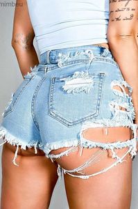 Women's Shorts Hot sale summer woman sexy Ripped denim shorts high waist irregular tassel slim shorts jeans S-2XL drop shippingL240119