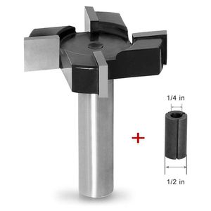 Brocas profissionais Shank Cnc Spoilboard Superfície Router Bit Wood Milling Cutter Ferramenta de aplainamento Ferramentas para trabalhar madeira Laje Achatamento 1 Dhmma