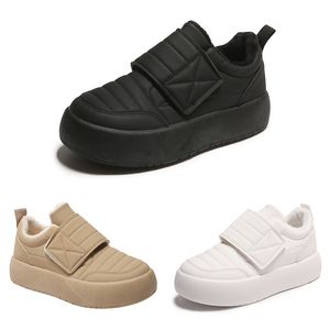 Women Running Shoes Comfort Flat Cotton Khaki Black White Women Trainers Sport Sneakers Size 36-40