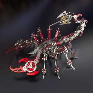 Handwerk Werkzeuge Geschenk Und Spielzeug Puzzle Für Kinder Erwachsene Lernen Bildung Stahl MOKR 3D Metall Puzzle Skorpion DIY Jigsaw Modell YQ240119