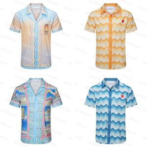 Designer Casa Camisas Mens Bowling Camiseta Verão Casual Camisas de Manga Curta Praia Camisa Respirável