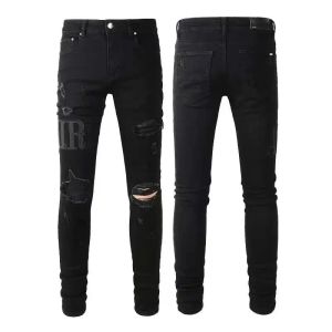 Pariser Stil, modische Herren-Jeans, einfache Sommer-leichte Denim-Hose, große Designer-Jeans, lässig, solide, klassisch, gerade, für Männer 28–40 860446980