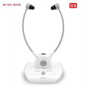 Auricolari New Hot Artiste APH100 Anziani TV Hearing Aid Auricolare Wireless 2.4G HIFI TV Installazione commerciale Cuffie per apparecchi acustici